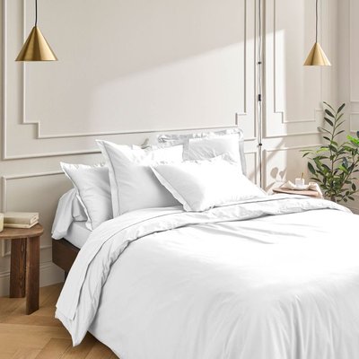 Housse De Couette en Coton  PERCALE UNIE MONTELEONE LE LINGE
