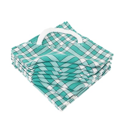 Lot de 10 bavoirs coton carreaux vichy CLEAN LINANDELLE