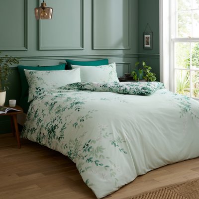 Scenic Leaves Reversible Cotton Duvet Cover Set RHS