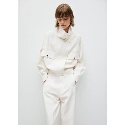 Veste bomber col cheminée MANGO