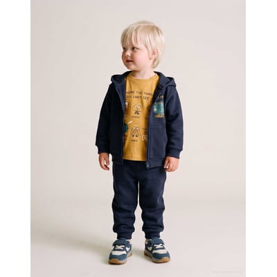 Ensemble de jogging 3 pièces en coton peigné ZIPPY