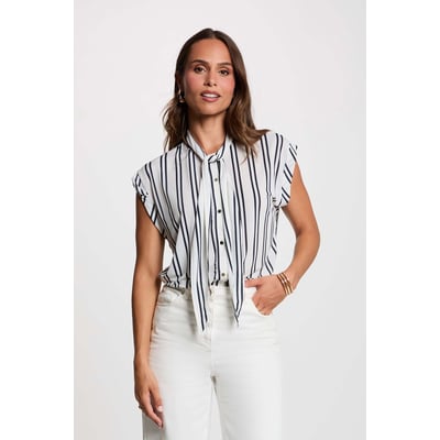 Chemise col lavallière MORGAN