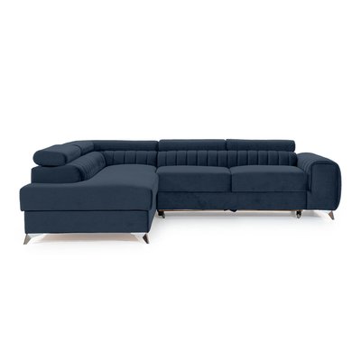 Canapé d'Angle Convertible en Velours 5 places - TALISAY LISA DESIGN