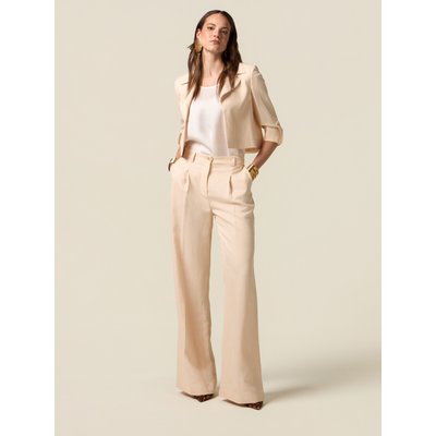 Pantalon palazzo réalisé en tissu OLTRE