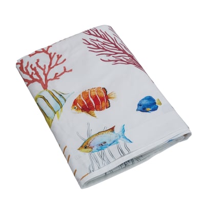 Drap Plat   Percale De Coton - CORAIL TRADITION DES VOSGES