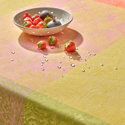 Nappe pur coton enduit imperméable MILLE ESPRIT JARDIN GARNIER-THIEBAUT