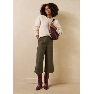 Bermuda long en tweed LA FEE MARABOUTEE