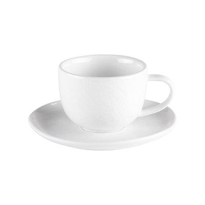 Tasse et sous-tasse à café   9 cl (lot de 6)-ECUME TABLE PASSION