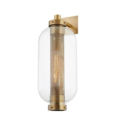 Applique e ATWATER 1x75W E27 Laiton vieilli H60,96 BOUTICA-DESIGN
