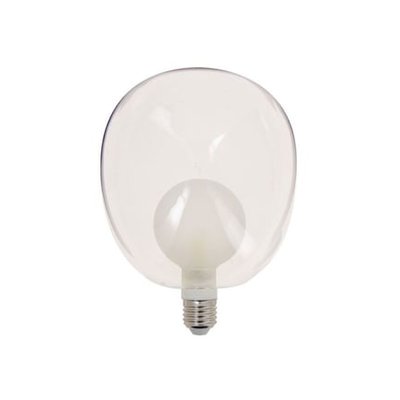 Ampoule Led Déco, Double Verre, Forme "egg", Culot E27, Blanc Neutre, Forme Allongée XANLITE