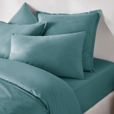 Taie d'oreiller unie en percale de coton, 80 fils, Scenario LA REDOUTE INTERIEURS