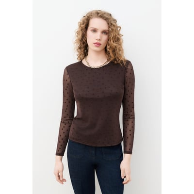 T-shirt ajusté col rond TCECILE CAROLL