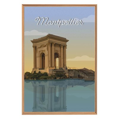 Tableau Mural Illustration Arc Triomphe Montpellier ARCHITECTURE CEANOTHE