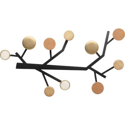Portemanteau mural Bubble Tree 40cm marron KARE DESIGN