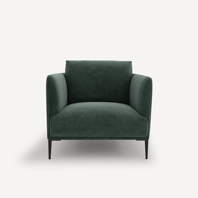 Poltrona velluto, Oscar design E. Gallina AM.PM