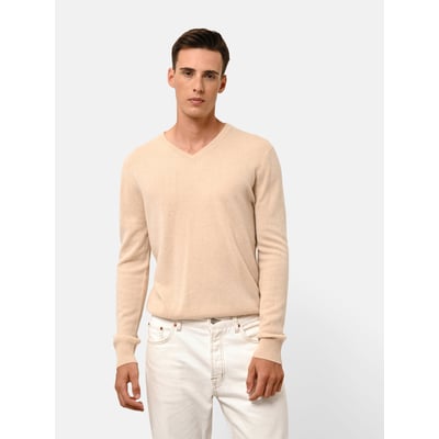 Pull Col V  Sable Walt JUST CASHMERE