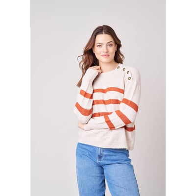 Pull femme rayé  FRANCINE DEELUXE