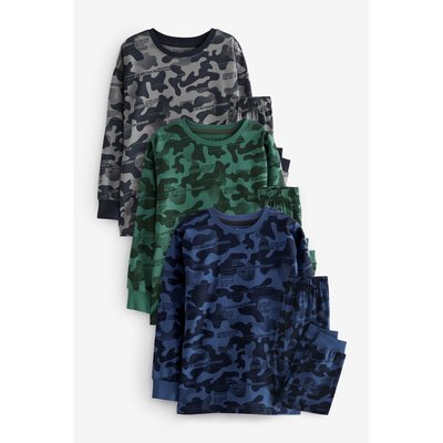 Pyjamas à manches longues, lot de 3 NEXT