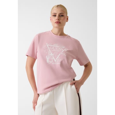T-Shirt Avec Logo Triangle GUESS