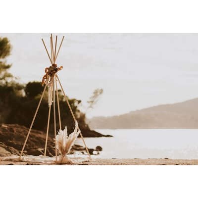 Tableau Mural Tipi Pampa CHARME ROMANTIQUE CEANOTHE