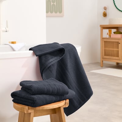 Lot de 2 serviettes éponge 600 g/m2, Zavara LA REDOUTE INTERIEURS