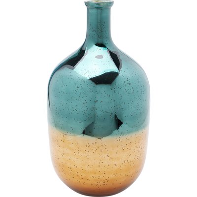 Vase Lizy bleu et doré 50cm KARE DESIGN