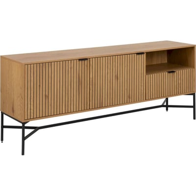 Buffet chêne façade rainurée FLUTIVESS RECOLLECTION