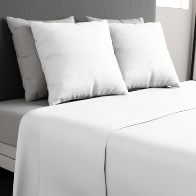 Parure de draps plat coton unie, ESSENTIEL C DESIGN HOME TEXTILE