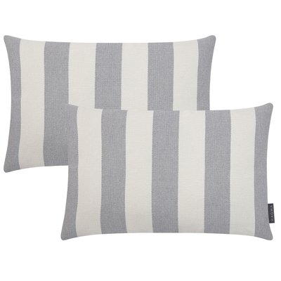 Housses de coussin d'extérieur rayées PORTOFINO -lot de 2 MAGMA HEIMTEX