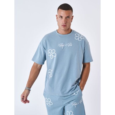 T-shirt all over esquisse fleurie PROJECT X