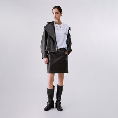 T-shirt boxy avec poche bijou LIU JO