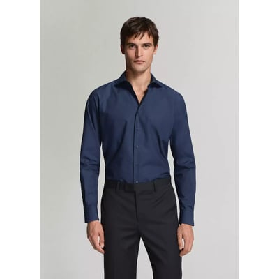 Chemise costume slim-fit popeline coton MANGO MAN