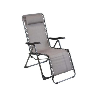 Fauteuil de jardin relax Néo Gris PROLOISIRS