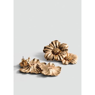 Boucles d'oreilles fleurs pendentifs MANGO