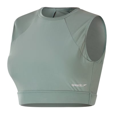 Haut court sans manches motif/style maille contrasté SPEEDO