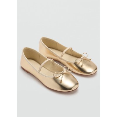 Ballerine dorée fille best sale