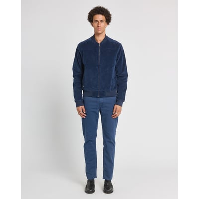 VESTE VELOURS NAVY PULLIN