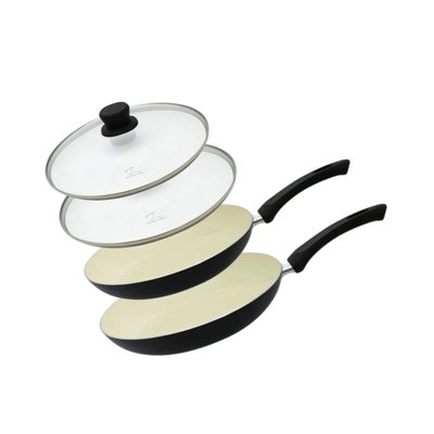 Lot 2 poêles de cuisson avec revêtement céramique sans PFAS ELO