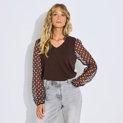 T-shirt manche voile GRAIN DE MALICE