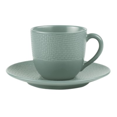 Tasse à café et sous-tasse     12 cl (lot de 6)-VÉSUVIO TABLE PASSION
