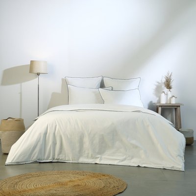 Parure + taies 65x65 percale de coton ZOÉ FEBRONIE