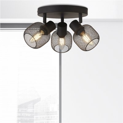 3 Round Light Cage Spotlight Ceiling Light SO'HOME