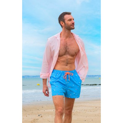 Short de bain en polyester recyclé Boat ARTHUR