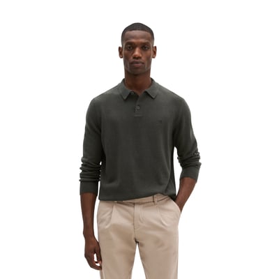Polo en maille, coupe classique en mélange doux de coton biologique et de laine vierge MARC O'POLO