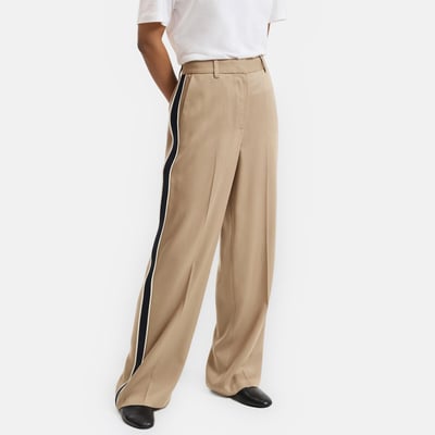Weite Hose aus Lyocell mit Seitenstreifen LA REDOUTE COLLECTIONS