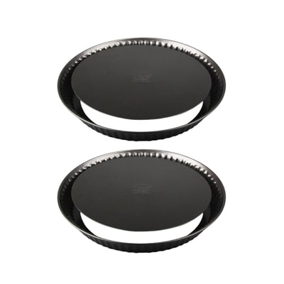 Lot de 2 moules à gâteaux 27,5/27,5 cm en acier TRADITION DR OETKER