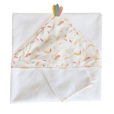 Coffret sortie de bain + gant DOMIVA
