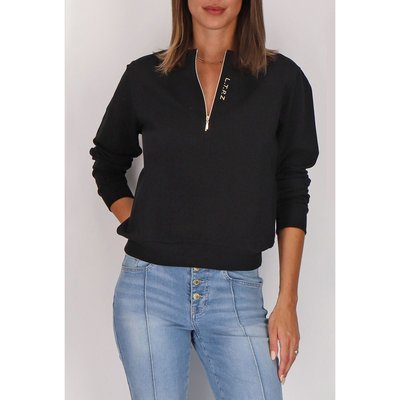 Pull avec fermeture eclair devant femme 2025