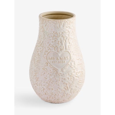 Vase mr and mrs est 2026 NEXT