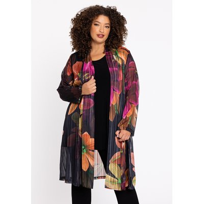 Gilet long fleuri femme outlet